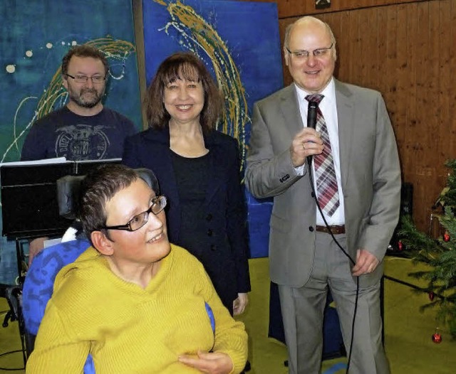 Bernhard Klauser, Vorsitzender des Spa...eier den  Helfern fr ihre Mitarbeit.   | Foto: ZVG