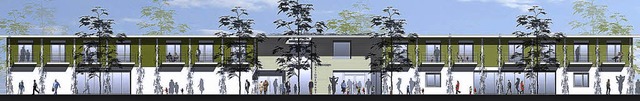 Der Bau des  Mehrgenerationenhauses  i...usens grte Investition im Jahr 2013.  | Foto: Planskizze: Architektenbro Frey