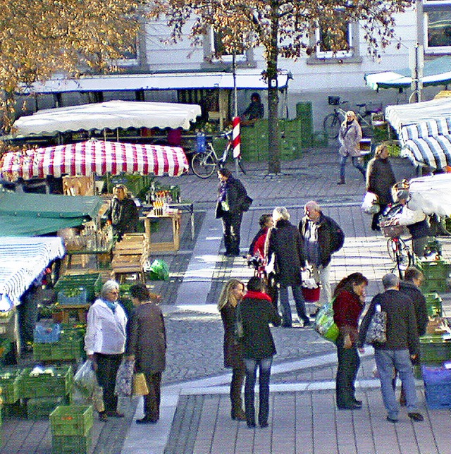 Neu geordnet hat der Gemeinderat die M...Marktsatzung und die Gebhrenordnung.   | Foto: Andr Hnig