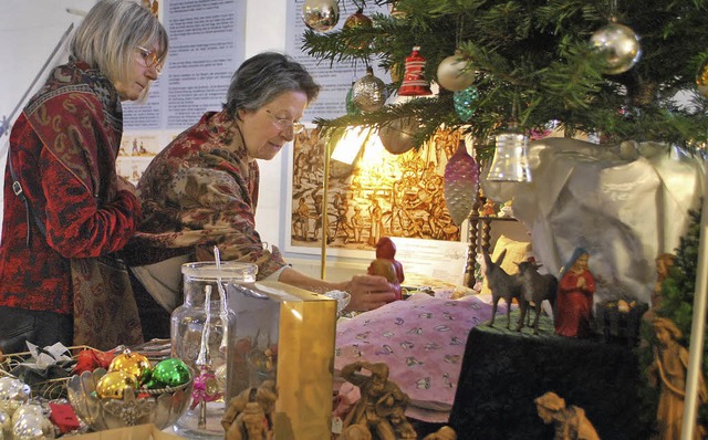 Viele  Besucher bestaunten beim Breisa...ponaten rund um das Thema Weihnachten.  | Foto: benjamin bohn