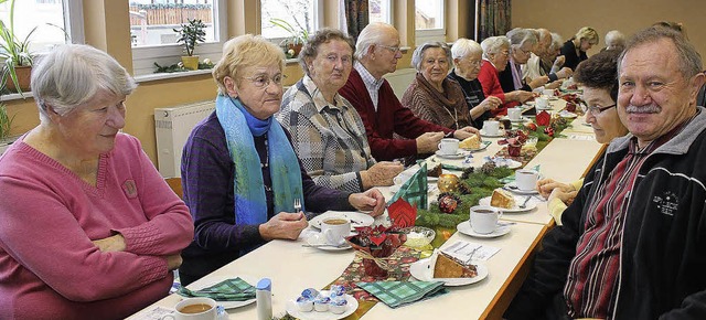 Die Gste beim Seniorentreff Mahlberg-Orschweier, der seit 33 Jahren besteht.   | Foto: Ulrike Hiller