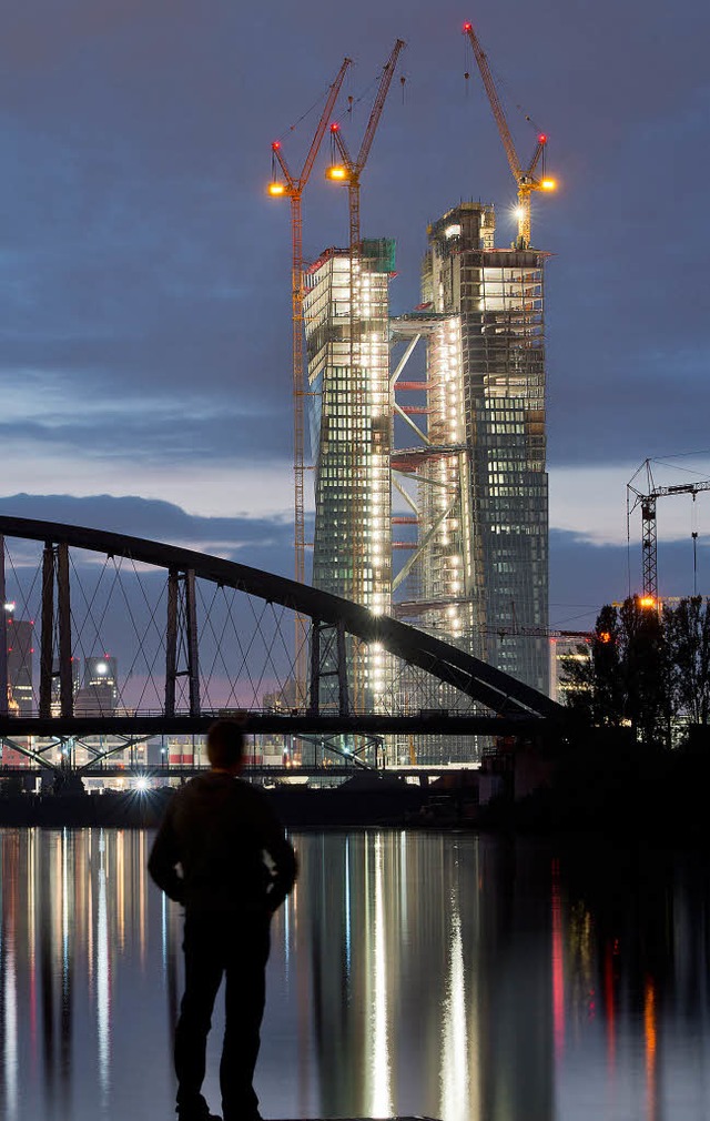 Die Europische Zentralbank (EZB) soll...le in Frankfurt sitzen, ist unklar.     | Foto: dpa