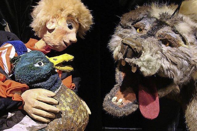 Marionetten-Theater im Dialekt: „Peter und der Wolf“