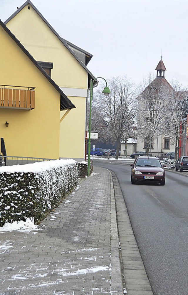 An der  Poststrae  gibt es knftig ein einschrnktes Halteverbot.  | Foto: Heike Lemm