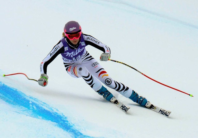Maria Riesch-Hfl beim Rennen am 13. Dezember diesen Jahres in Val d&#39;Isre  | Foto: AFP
