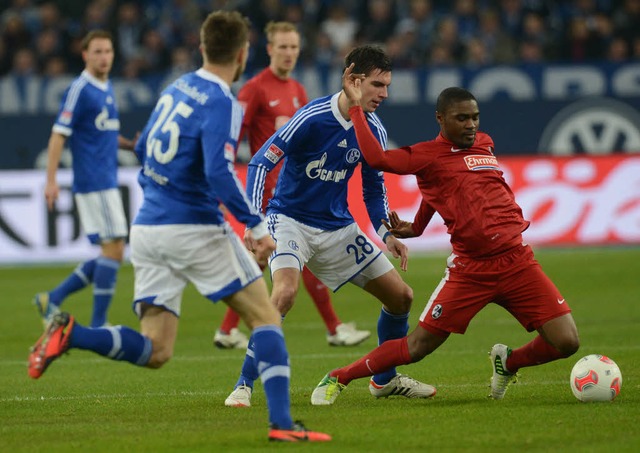 Schalke 04 gegen den SC Freiburg  | Foto: dapd