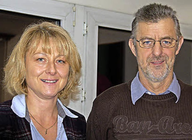 Geehrte  Blutspender: Brigitte Kury und Dieter Wilfert.  | Foto: Grttinger