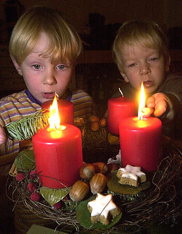 Kerzenlicht ist schn, aber auch gefhrlich.   | Foto: zvg