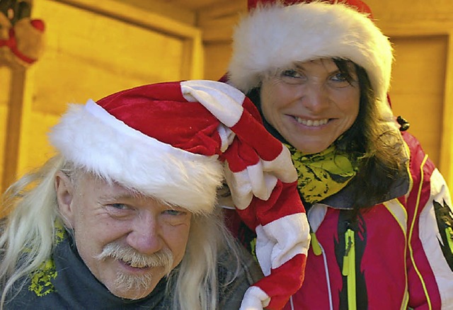 Charmante Nikoluse der Paradiesvgel offerierten Feines fr den Gaumen.  | Foto: Hildegard Siebold