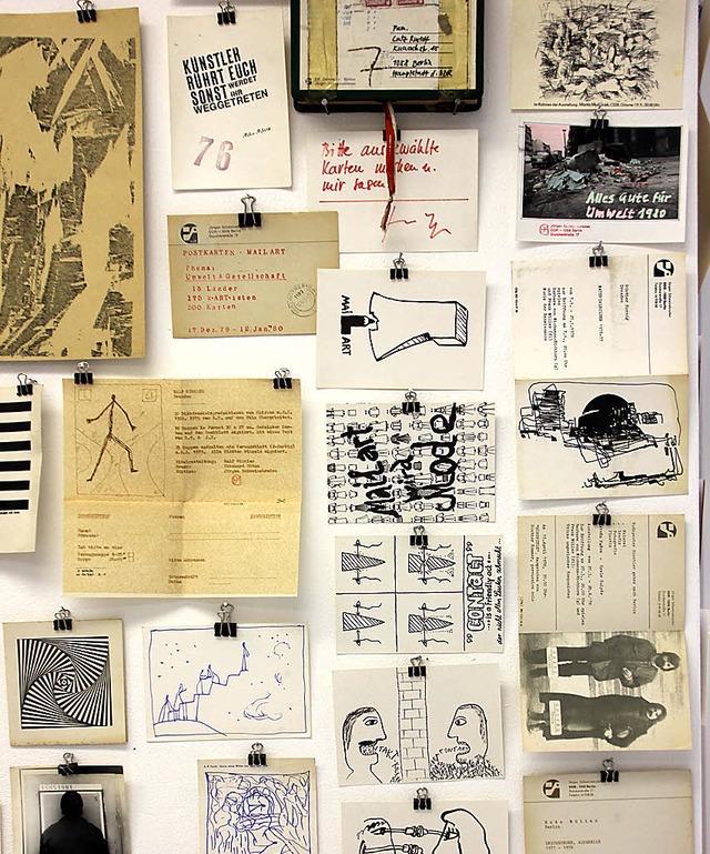Wenn Kunst von mssen kommt: Pinnwand ...Brendels &#8222;Deutsche Welle&#8220;   | Foto: Sieberts