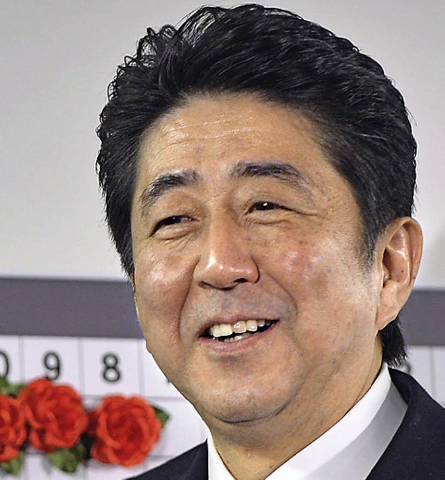 Wahlsieger Shinzo Abe   | Foto: dpa