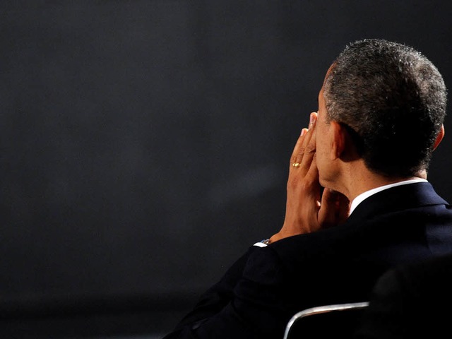 Barack Obama in Newtown.  | Foto: dpa