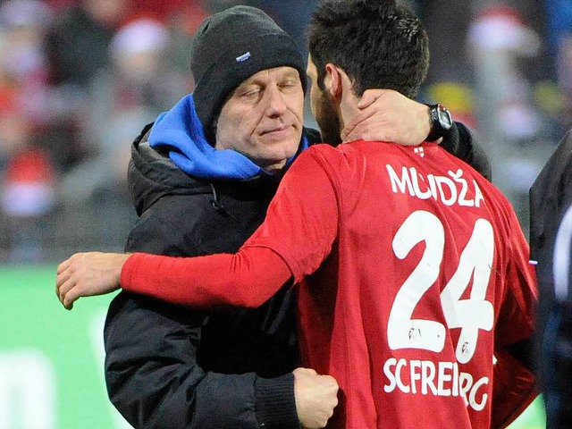 Mensur Mujdza kann gegen Karlsruhe nicht helfen.  | Foto: Achim Keller