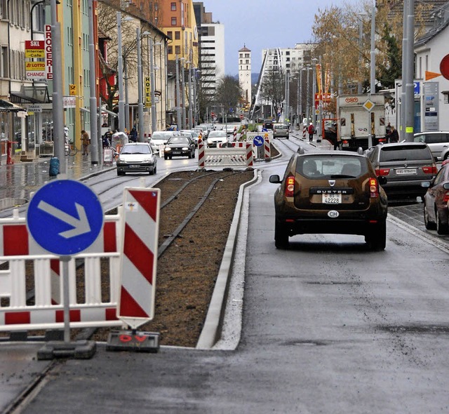 Von der Einmndung Riedlistrae bis zu...wieder in beide Richtungen befahrbar.   | Foto: Frey