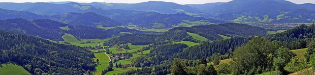 Panorama vom  Urlaubsgebiet &#8222;vor... dein Dreisamtal&#8220; fotografiert.   | Foto: Monika Schfer