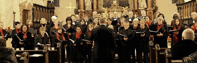 Das Vocal Ensemble Breisach berzeugte...ftritt in der Pfarrkirche St. Martin.   | Foto: Christiane Franz