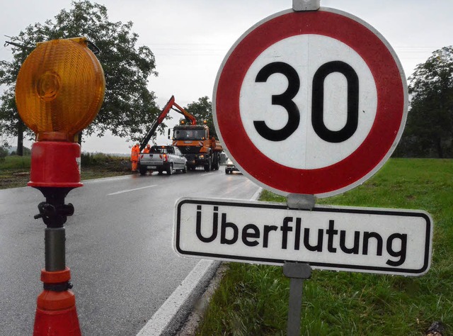 Die Folgen des Hochwassers vom Juli, d...er  Gemeinderatssitzung ging es rund.   | Foto: Peter Gerigk