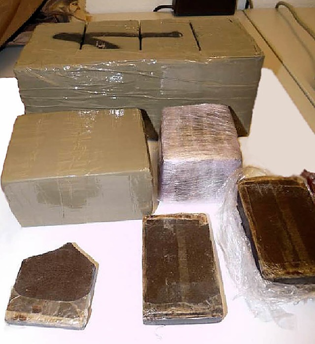 Diese Drogen fand die Polizei in einer...Besitz des getteten Thomas G. waren.   | Foto: rderer/polizei