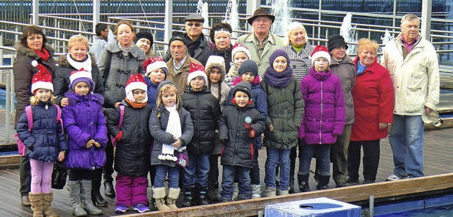 Auch diese Lahrer Kinder waren auf Einladung von Gazprom im Europa-Park.   | Foto: Gazprom