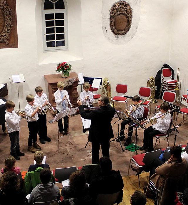 Anklang fand das festliche Konzert des... Wiesental in der Kirche St. Agathen.   | Foto: Anja Bertsch