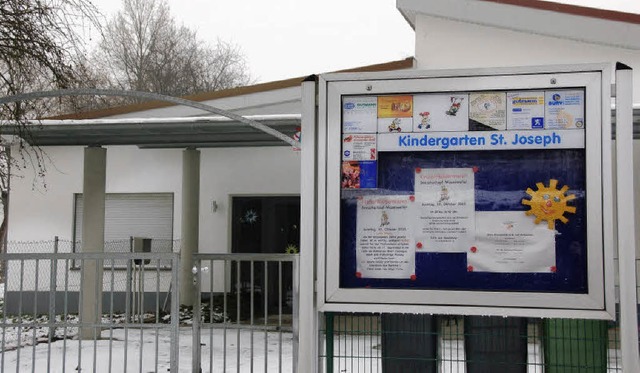 Im Wasenweiler Kindergarten St. Josef ...ung  der Gemeinde Ihringen etabliert.   | Foto: Ulrike Ehrlacher