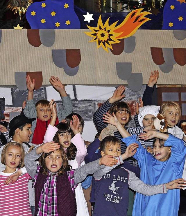 Ringsheimer Grundschule erzhlen die W...er St. Johanneskirche auf ihre Weise.   | Foto: Adelbert Mutz