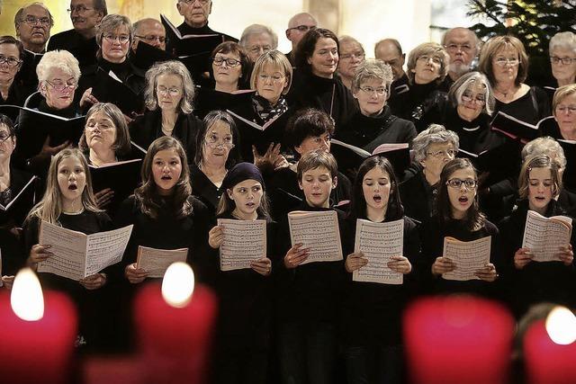 Offenburger Protestanten verabschieden sich mit Gesang aus dem Advent