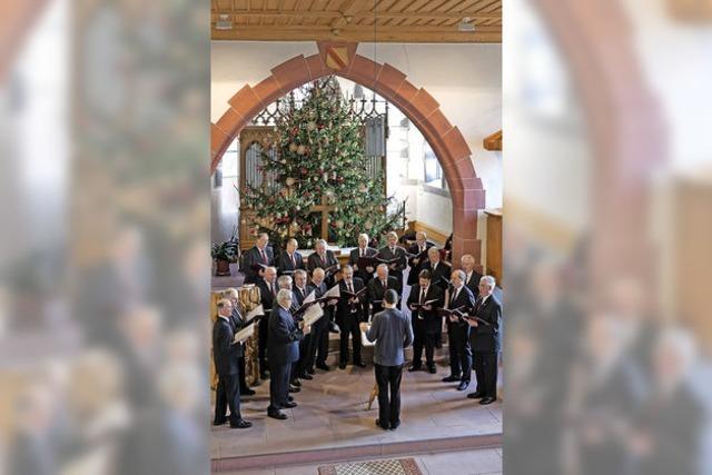 Gesangverein singt Weihnachtslieder