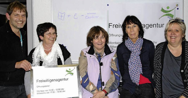 Das Team der Freiwilligenagentur ist g...rita Markoni und Christine Tortomasi)   | Foto: Ralf Staub