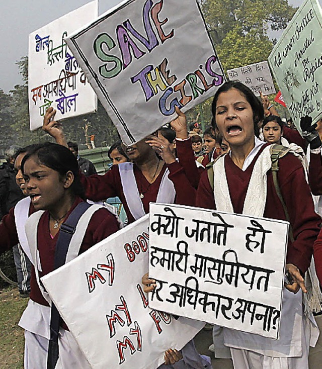 Proteste in Indien  | Foto: dpa