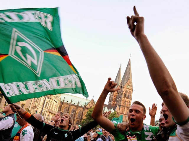 Fans von Werder Bremen.  | Foto: ddp