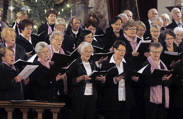 Ein beeindruckendes Konzert gab der MG...enheim am Mittwoch in der Stadtkirche.  | Foto: Heidi Foessel