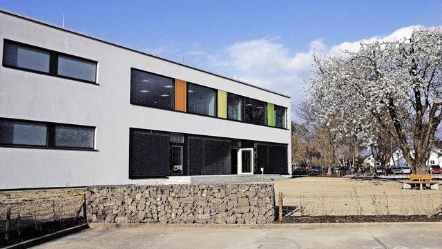 Die neue Rheinauenschule in Sasbach wu...m Frhjahr ihrer Bestimmung bergeben.  | Foto: Archivfoto: Haberer