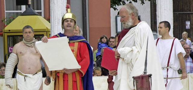 Feierlicher Festauftakt des rmischen ... seiner Ansprache vor groem Publikum.  | Foto: Archivfoto: Martin Wendel