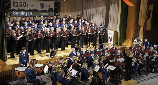 Mit einem Festbankett Ende Januar bega...as Jubilumsjahr 1250 Jahre Bahlingen.  | Foto: Archivfoto: Ilona Hge