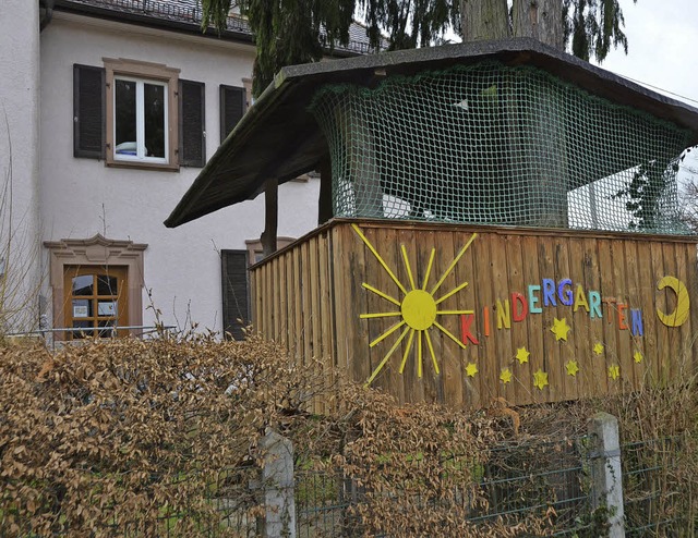 Geht an die Stadt ber: der evangelische Kindergarten in Windenreute.  | Foto: Gerhard Walser