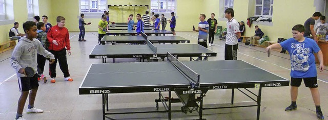 Tischtennisturnier in der Friedrichschule  | Foto: Schule