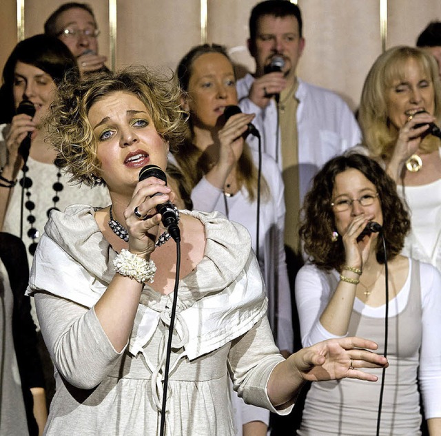 Gefhlvoll &#8211; die Golden Harps bei ihrem Benefizkonzert in Rust.   | Foto: B. Rein