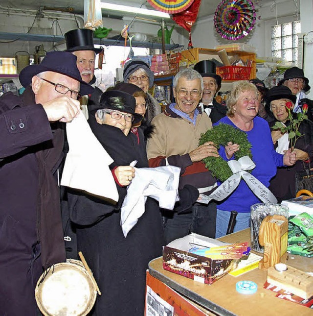 Trauermarsch zum Ende des Kaufhaus Winklers  | Foto: Andrea Steinhart