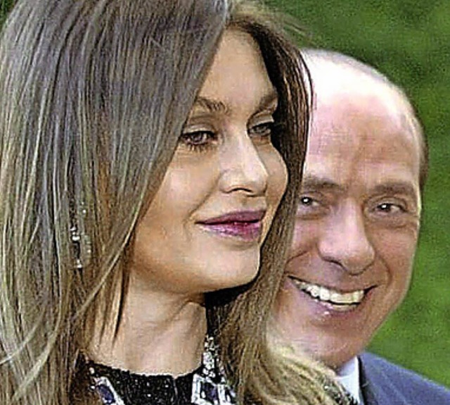 Lario und Berlusconi  | Foto: dpa