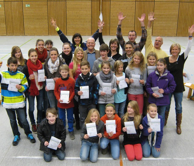 So viele wie noch nie absolvierten die...ktion beim Turnverein Kollnau-Gutach.   | Foto: Verein