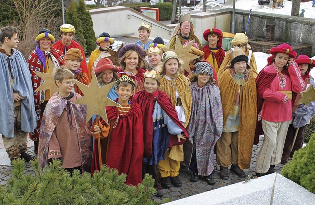 Die kleinen Hoheiten in Hchenschwand ...emeinden folgen in den nchsten Tagen.  | Foto: Cornelia Liebwein