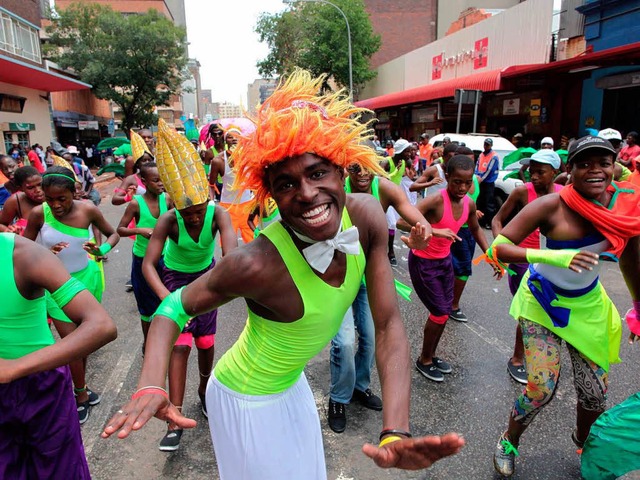 In Johannesburg wird am 31.1. Karneval gefeiert.  | Foto: dpa