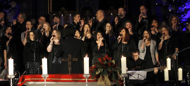 Eine Erfolgsgeschichte seit 15 Jahren: der Gospelchor Golden Harps.   | Foto: heidi fssel