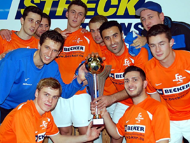 Titelverteidiger in Endingen: Das Team des FC Denzlingen   | Foto: BZ