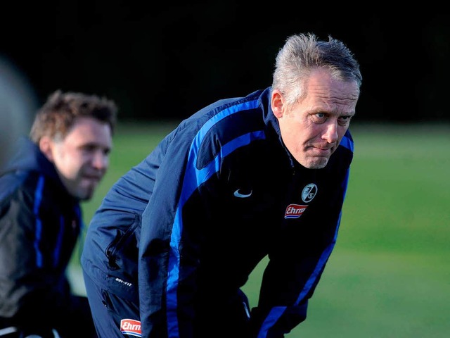 Christian Streich und Lars Voler.  | Foto: Meinrad Schn