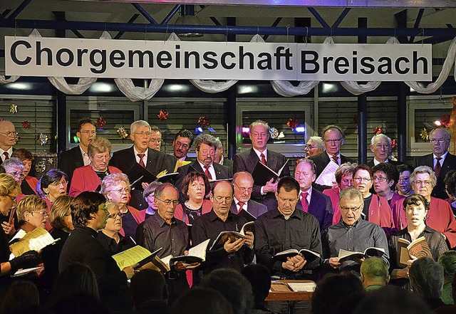 Die Chorgemeinschaft Breisach veransta... dem Gesangverein Bergeneck Wallburg.   | Foto: laura bodynek