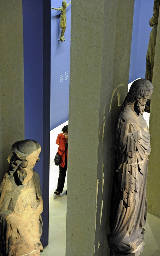 Ein  neuer Raum fr die Sammlung: Blic...museums mit den  Propheten vom Mnster  | Foto: thomas kunz