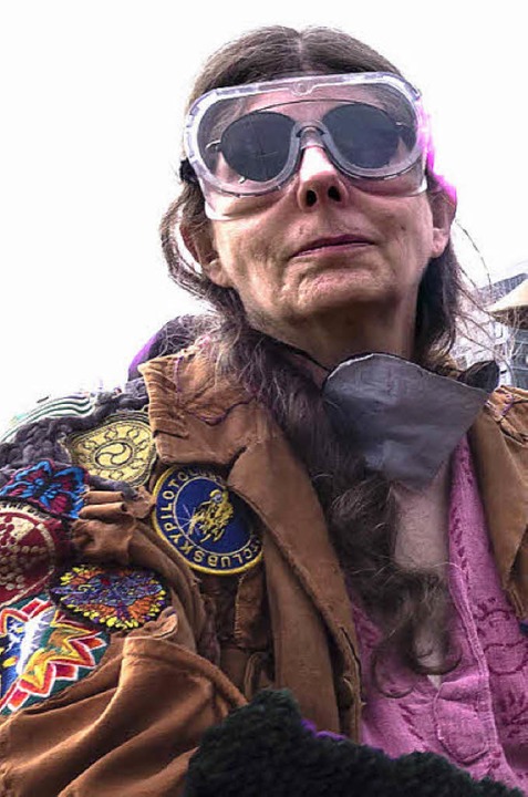 Kalifornische Hippie-Lady 