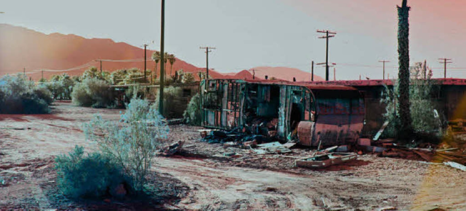Zeugen des Untergangs menschlicher Ziv...tion: verfallene Huser in Salton City 